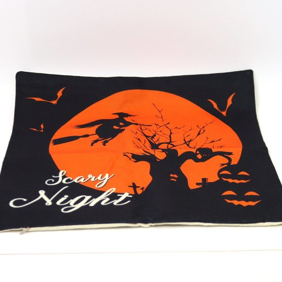 Halloween Pillow Covers 16 X 16 Set of 4 Pack Fall Throw Pillow Cases - Picture 3 of 5